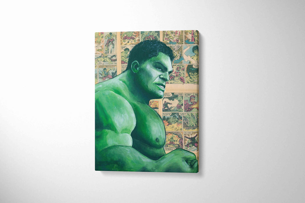 Canvas Print of Angry Bruce