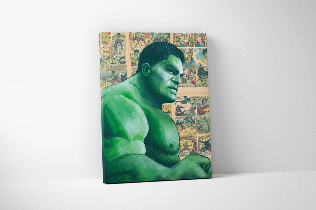 Canvas Print of Angry Bruce