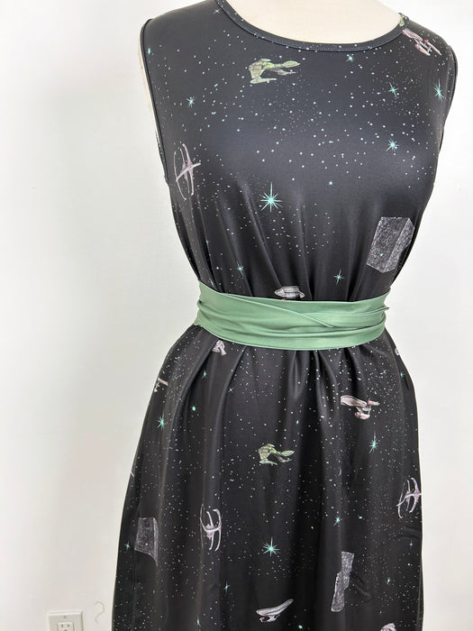 Star Trekking Tie Wrap Dress