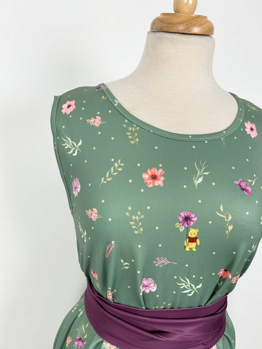 Winnie & Friends Floral Tie Wrap Dress